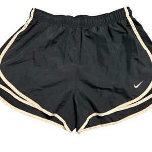 Nike Women's Large NAVY and Cream Athletic Shorts